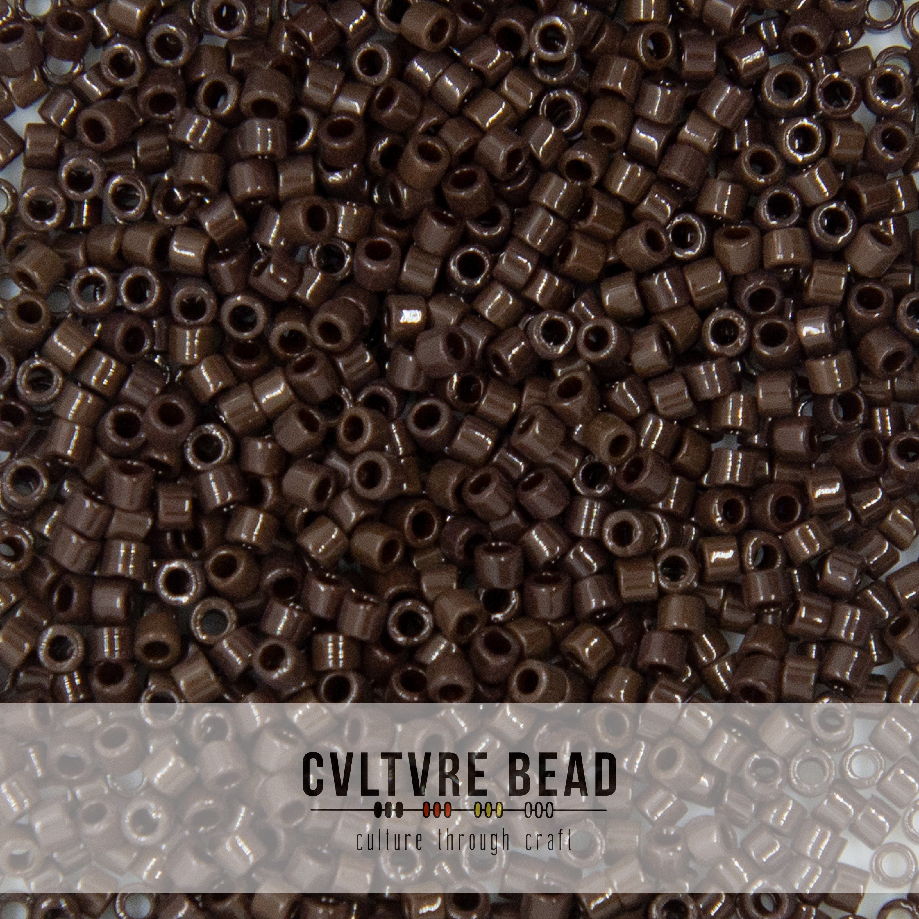 11/0 Op. Chocolate Brown - Miyuki Delica - 7.2 gram tube